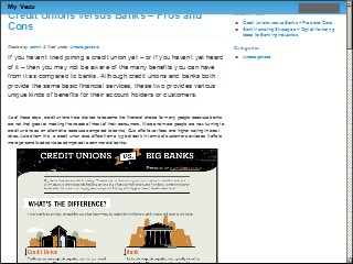 Web site www.myvecu.org, Vickers Employees Credit Union